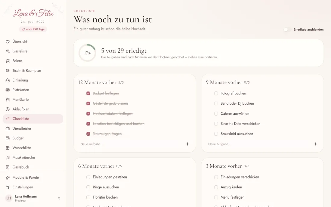 Checkliste – Insiema