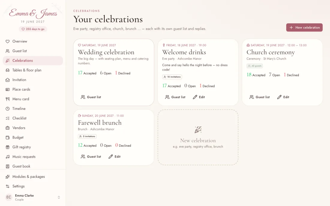 Several celebrations – Insiema